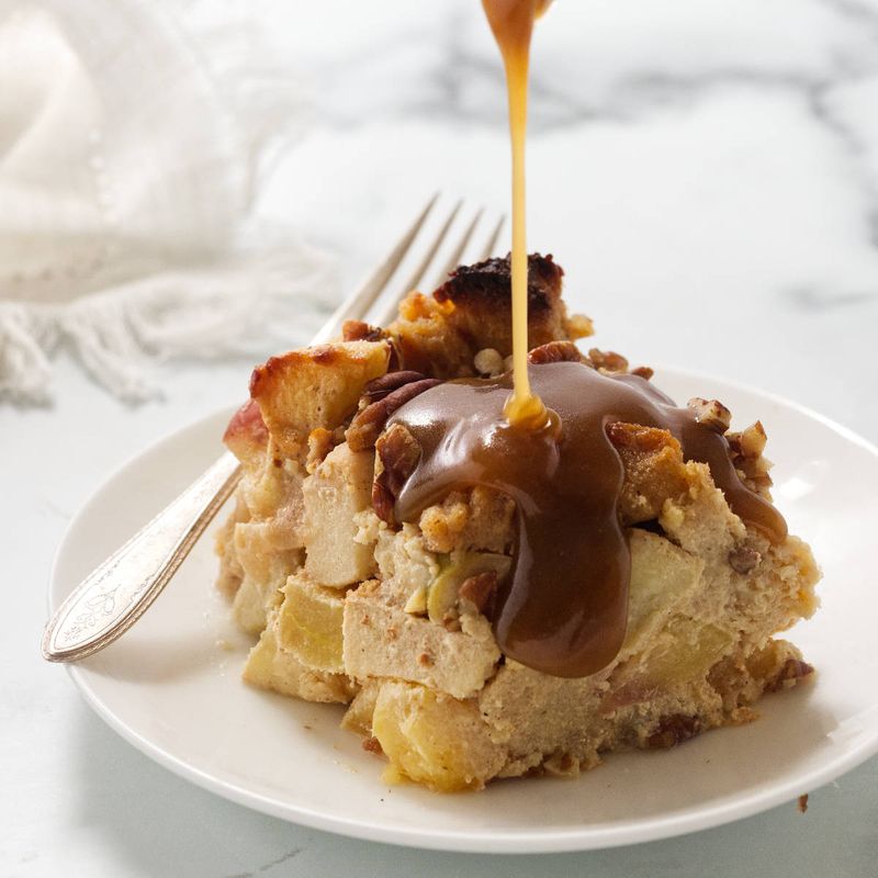 Maple Pecan Bread Pudding