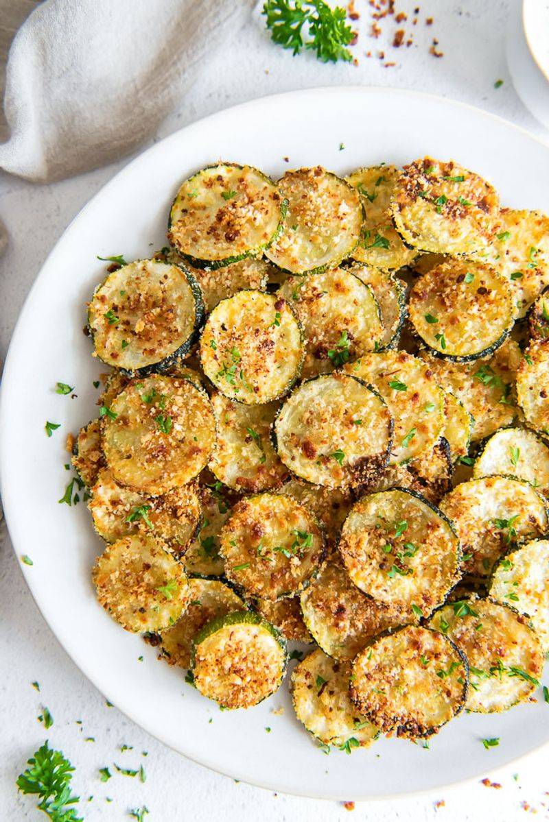 Zucchini Parmesan Chips