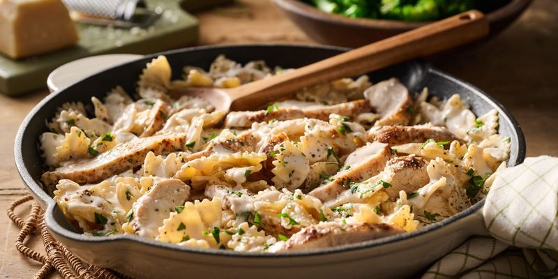 Bow Tie Chicken Alfredo