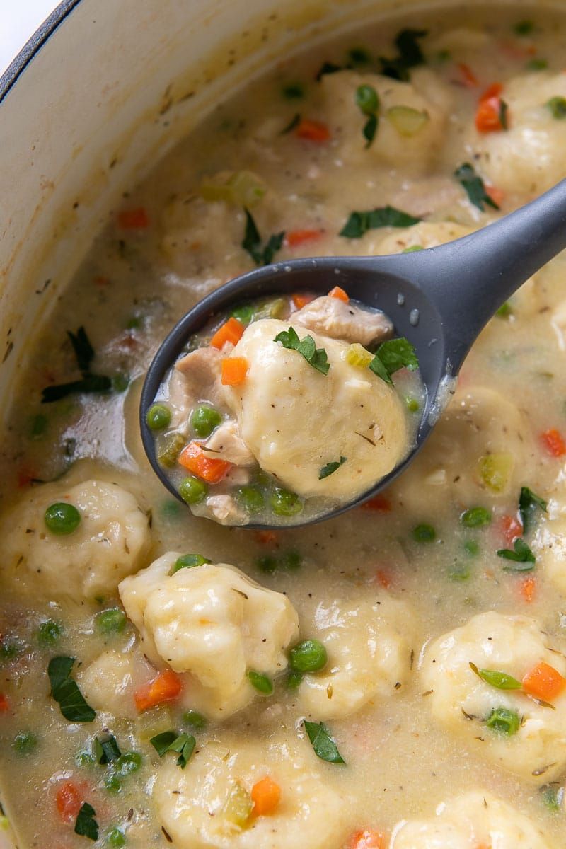 Creamy Chicken and Dumplings Soup