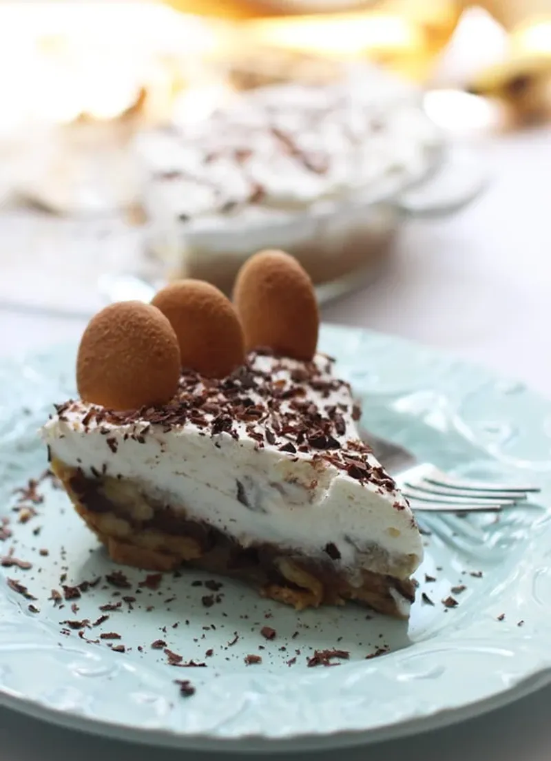 Chocolate Pudding Pie with Nilla Wafer Crust