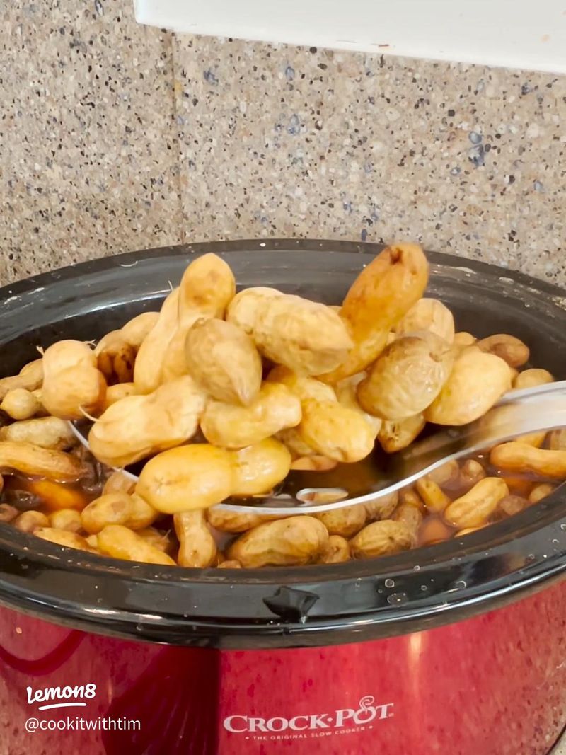Boiled Peanuts from Gas Stations (Local Snack)