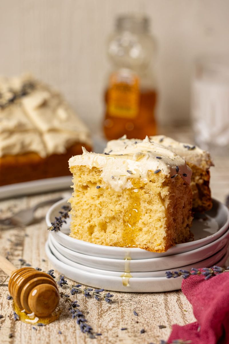 Chamomile Honey Sheet Cake
