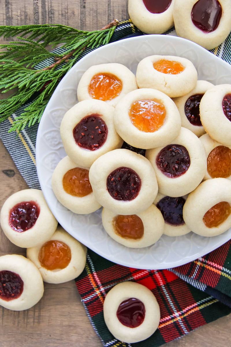 Jam Thumbprint Cookies
