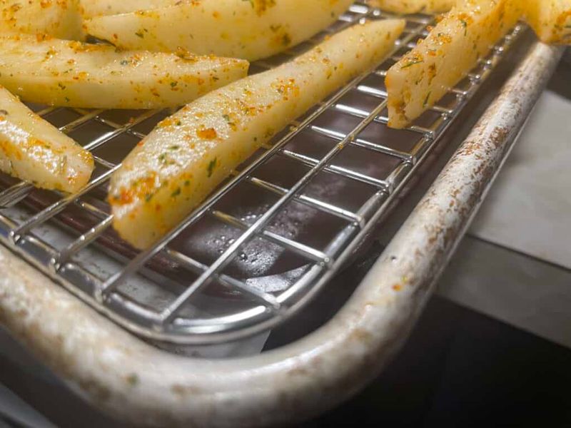 Wrong oven rack position