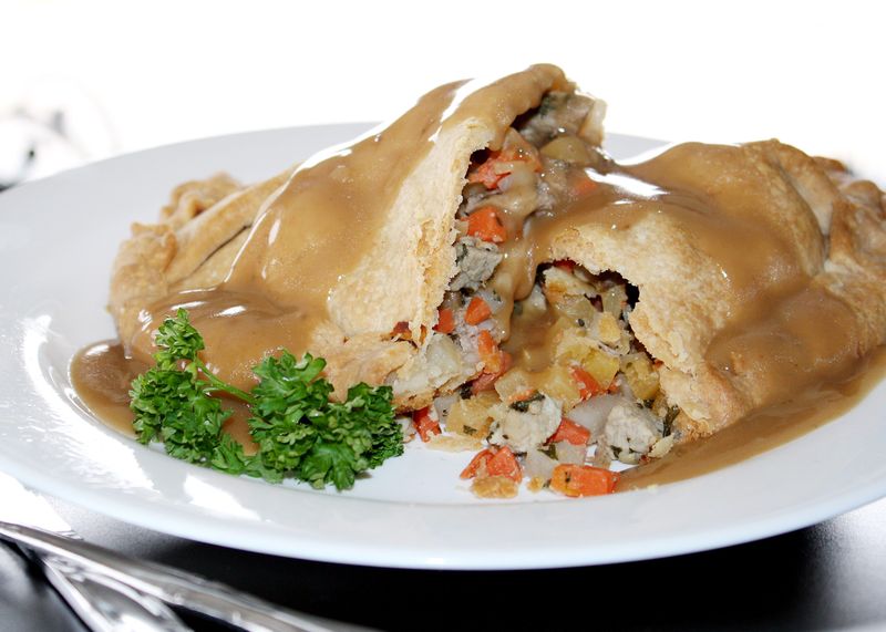Pasties with Brown Gravy