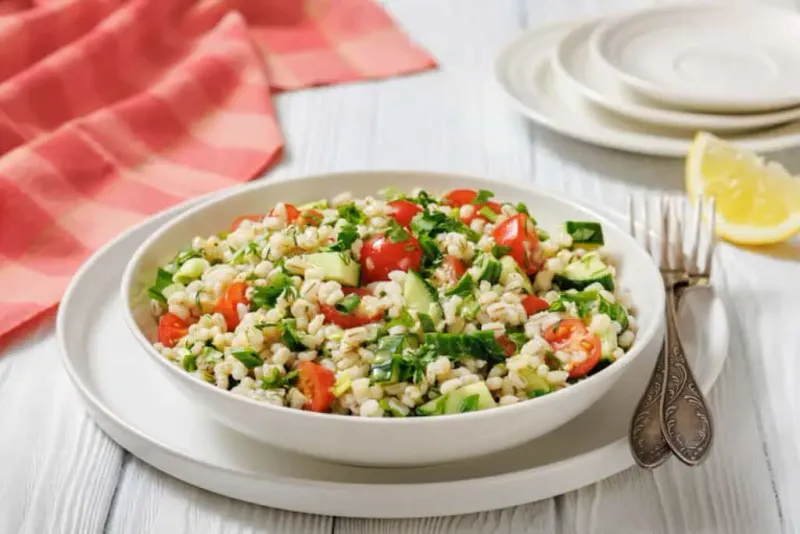 Lemony Barley and Herb Salad