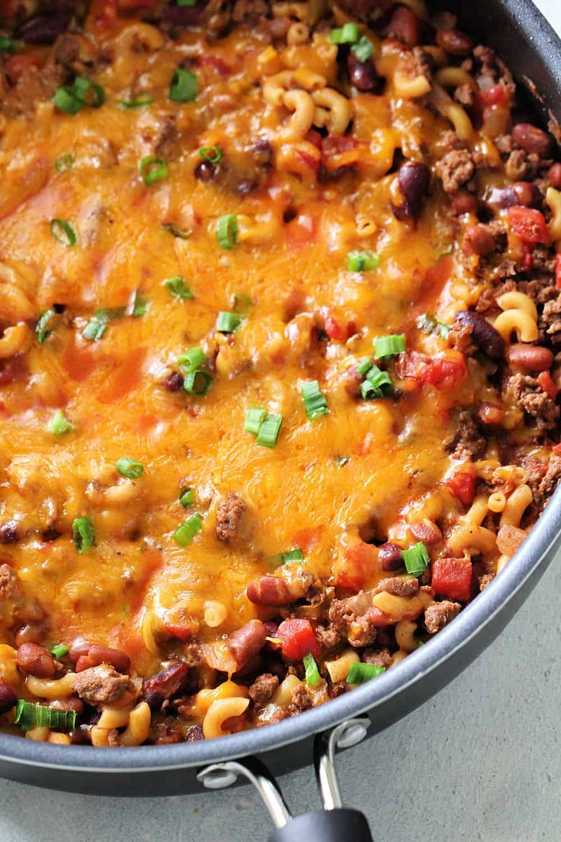 Texas Chili Cheese Mac