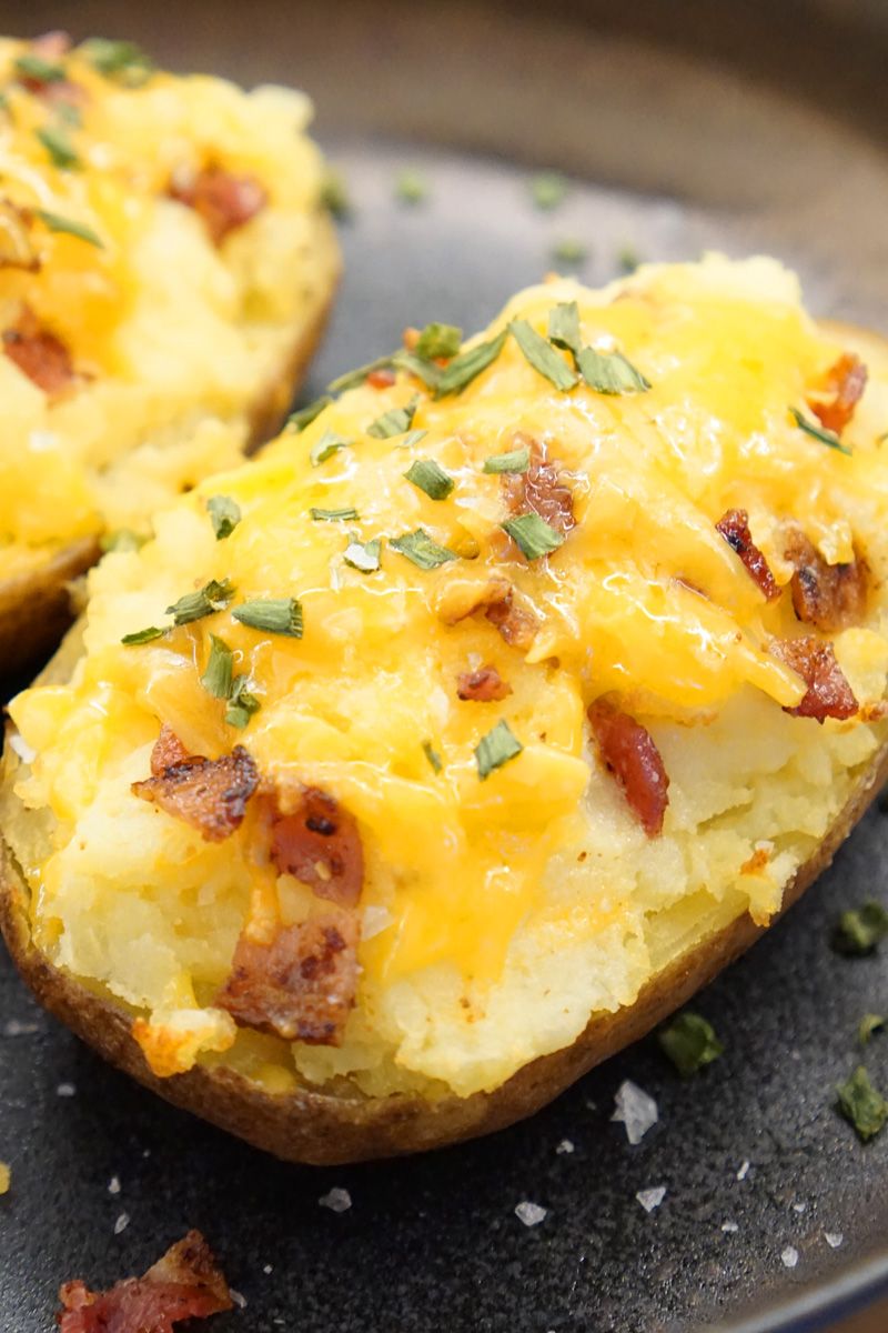 Steakhouse-Style Dinner With Frozen Twice-Baked Potatoes