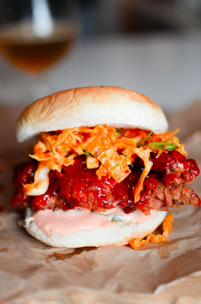 Korean Fried Chicken Sandwich