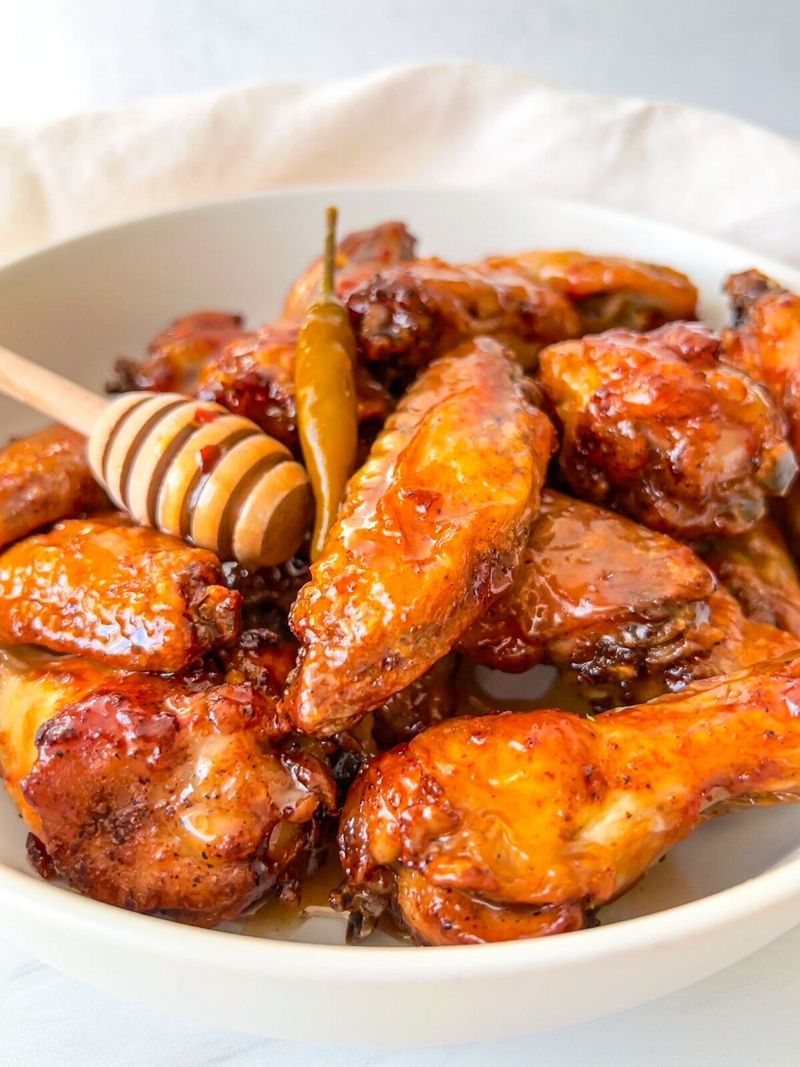 Spicy Honey Chicken Wings