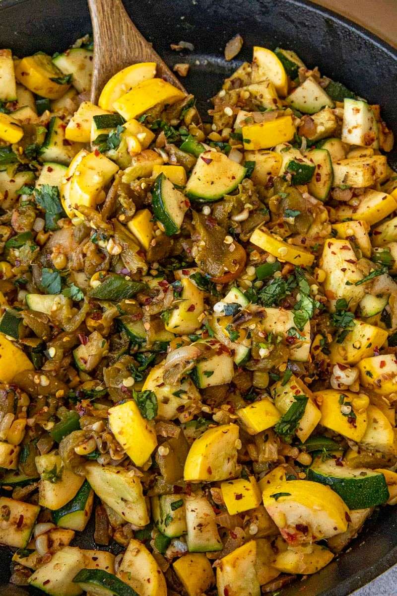 Calabacitas the truly local way