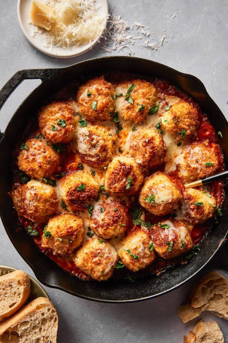 Chicken Parmesan Meatballs