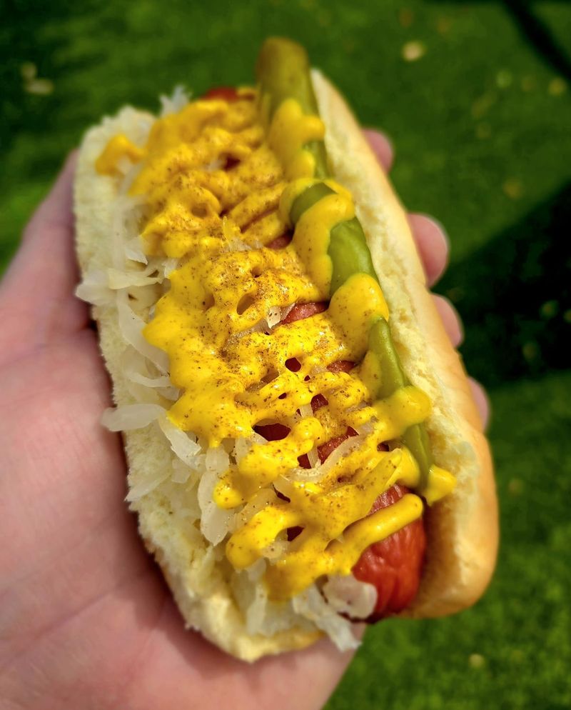 Sauerkraut with Mustard BBQ Sauce