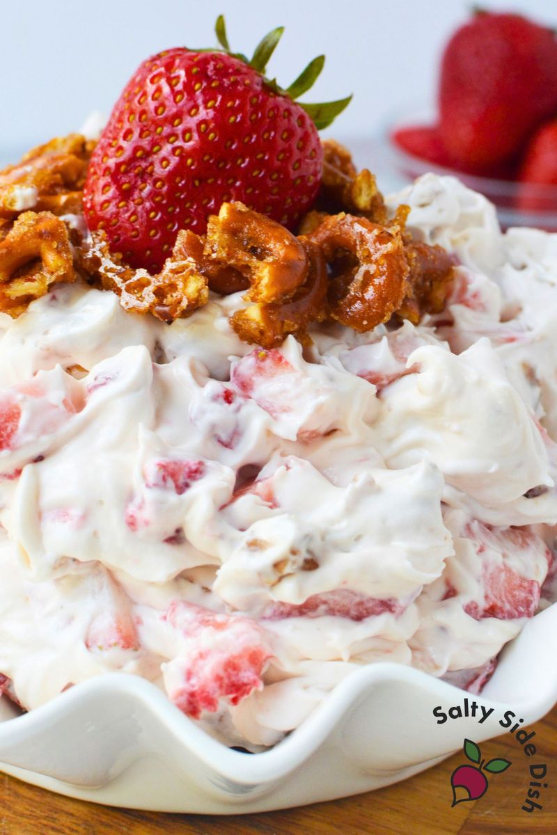 Strawberry Pretzel Fluff
