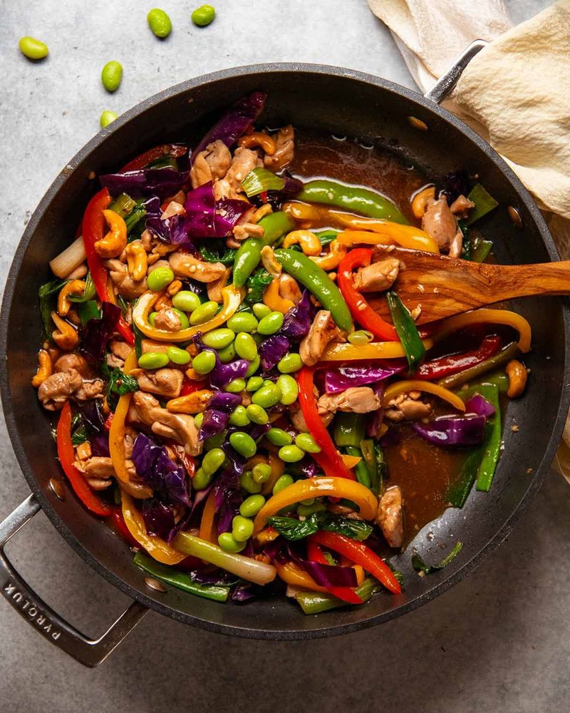Chicken Stir-Fry With Lots Of Vegetables