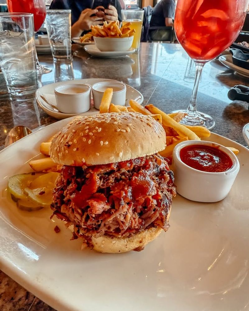 Fiorella’s Jack Stack Barbecue – Poor Russ / Burnt-End Sandwich