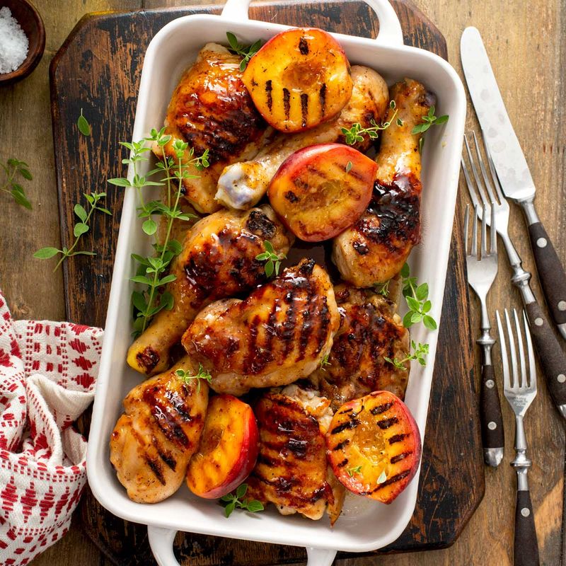 Peach Glazed Chicken