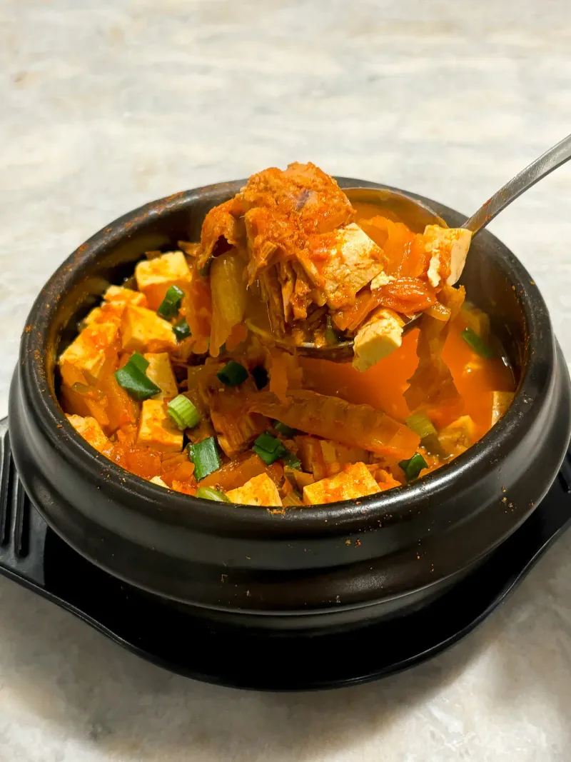 Kimchi Jjigae-Inspired Broth Bowl