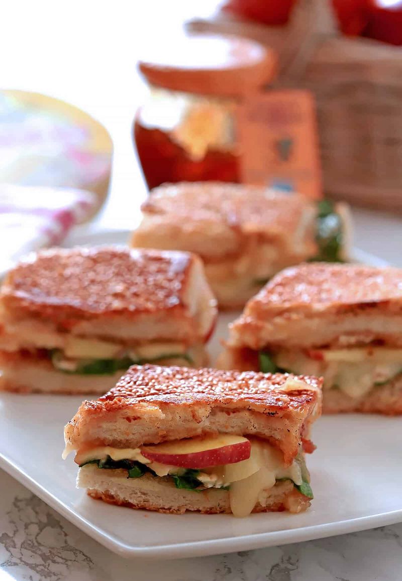 Make a sweet-and-savory grilled sandwich