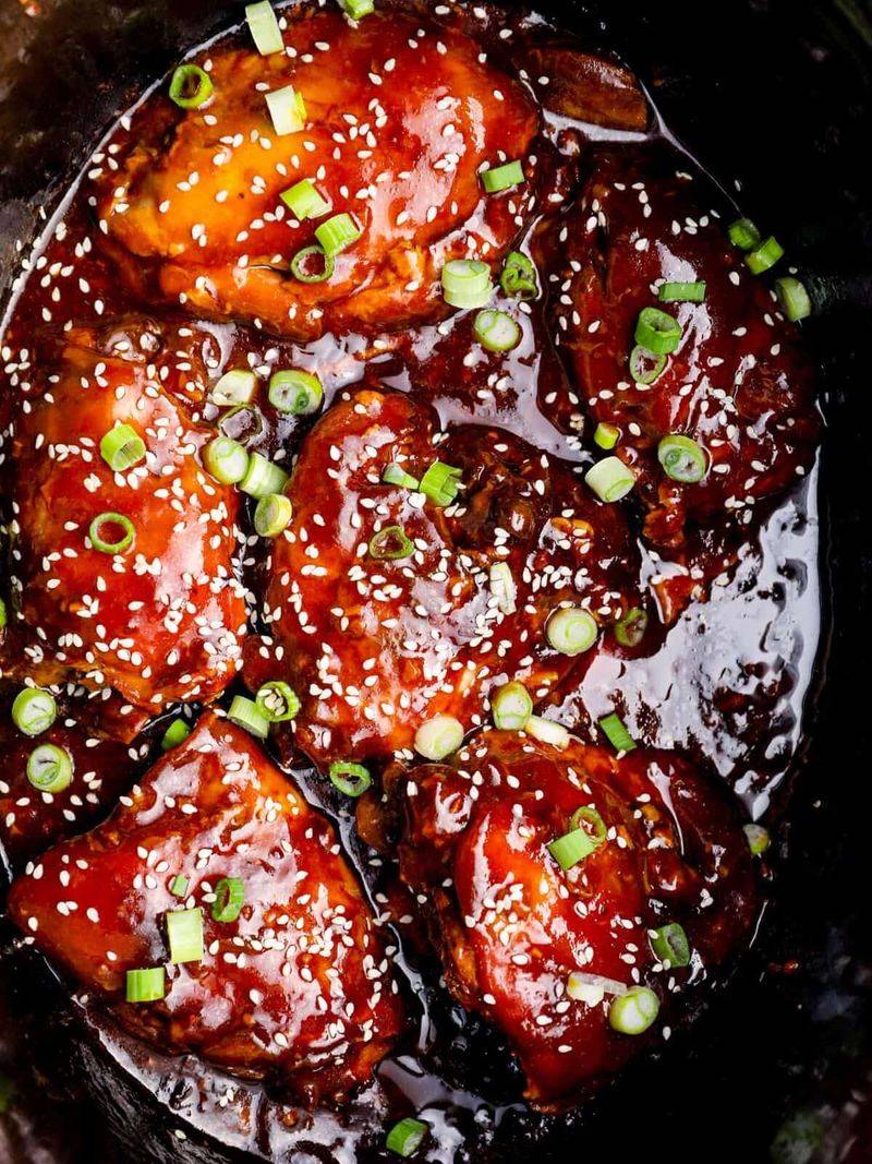 Honey Garlic Chicken Thighs