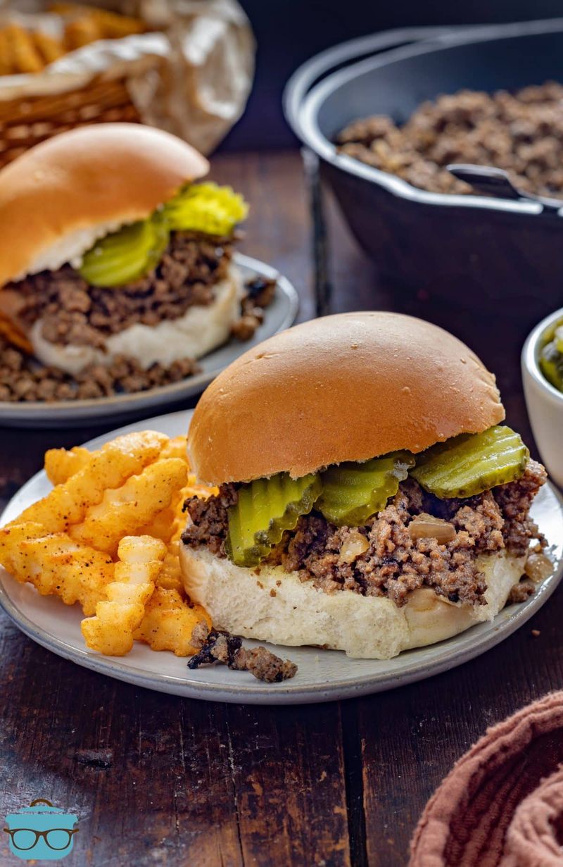 Iowa Maid Rite Loose Meat Sandwich