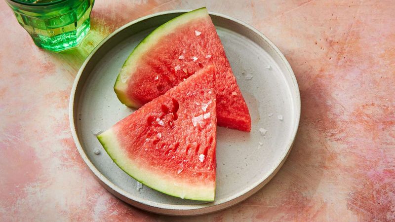 Salt on Watermelon