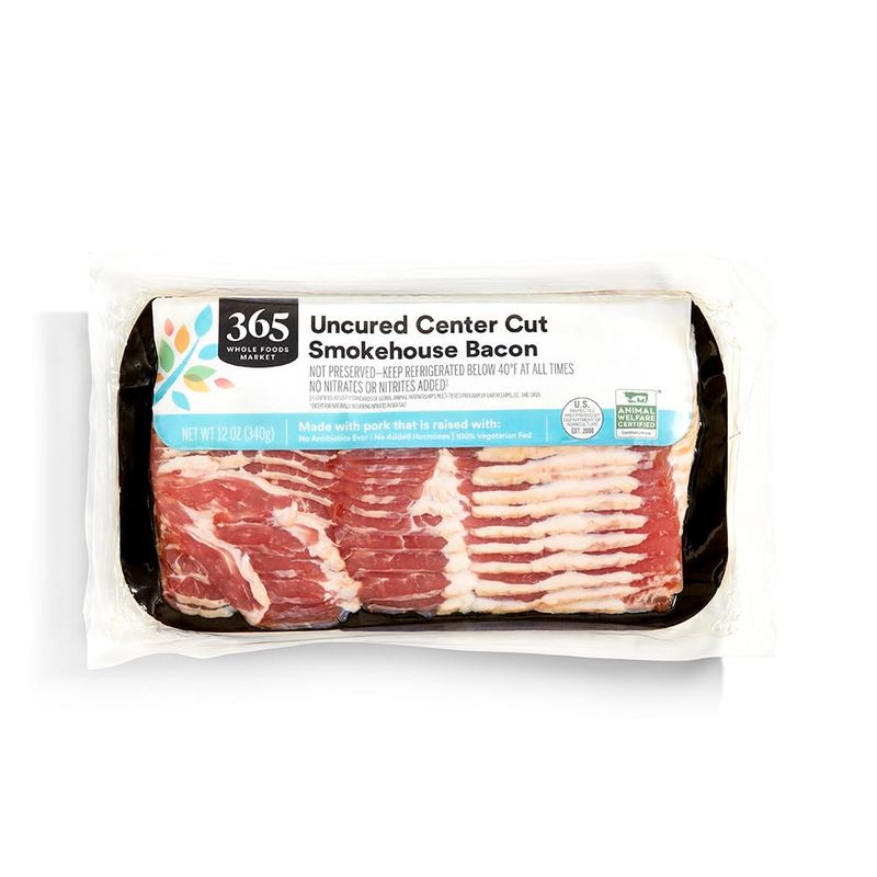 Whole Foods 365 Uncured Center Cut Smokehouse Bacon