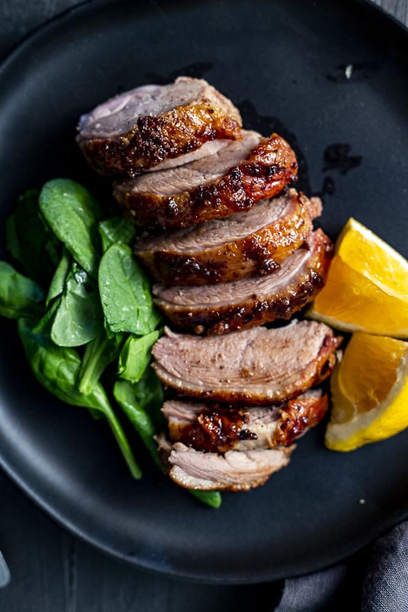 Seared Duck Breasts With Crispy Skin