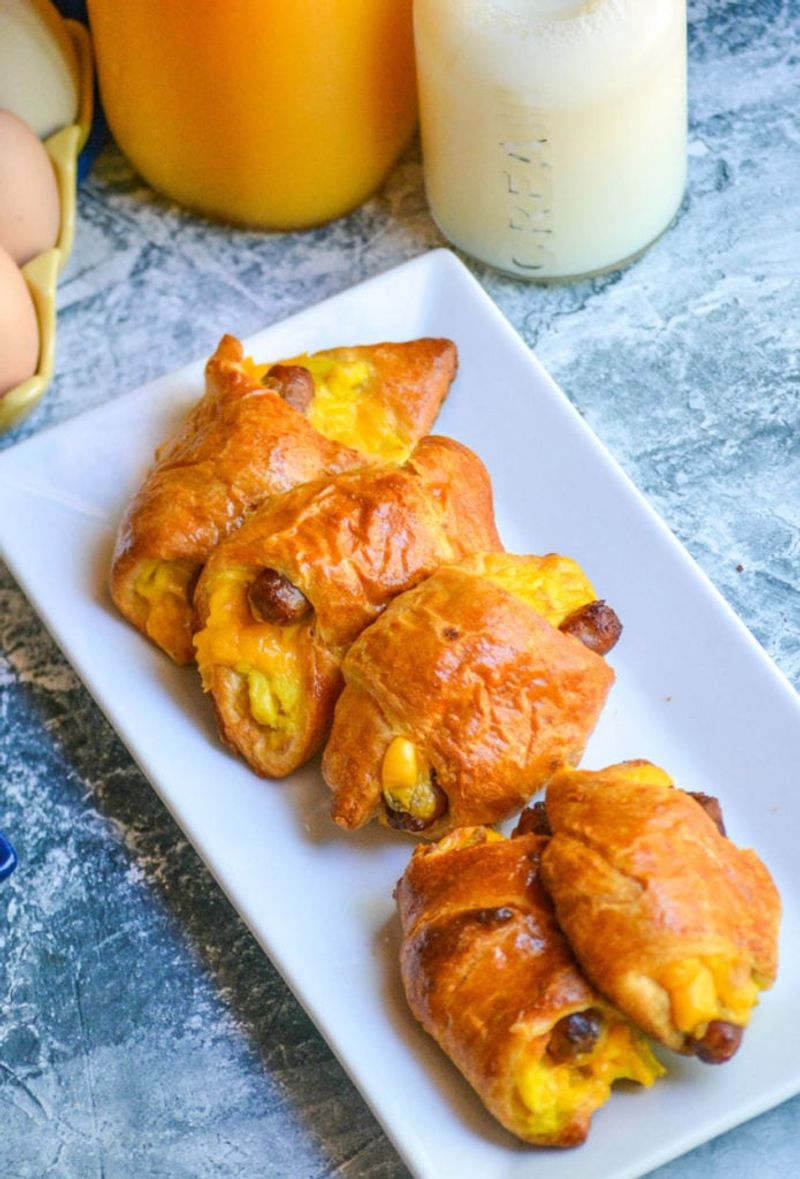 Sausage, Egg, and Cheese Breakfast Crescents