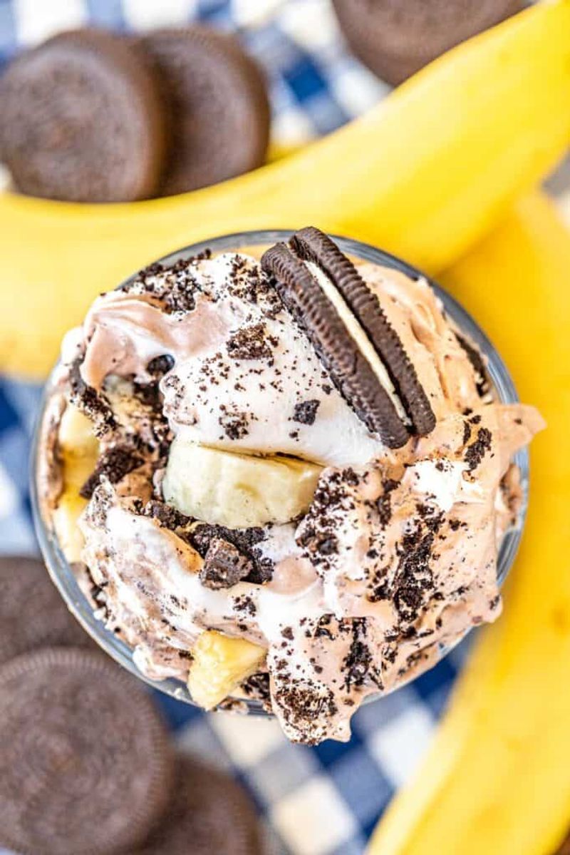 Oreo banana pudding twist