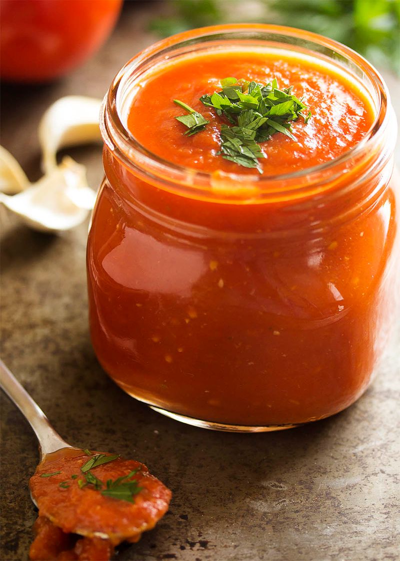 “House marinara” that is sugary