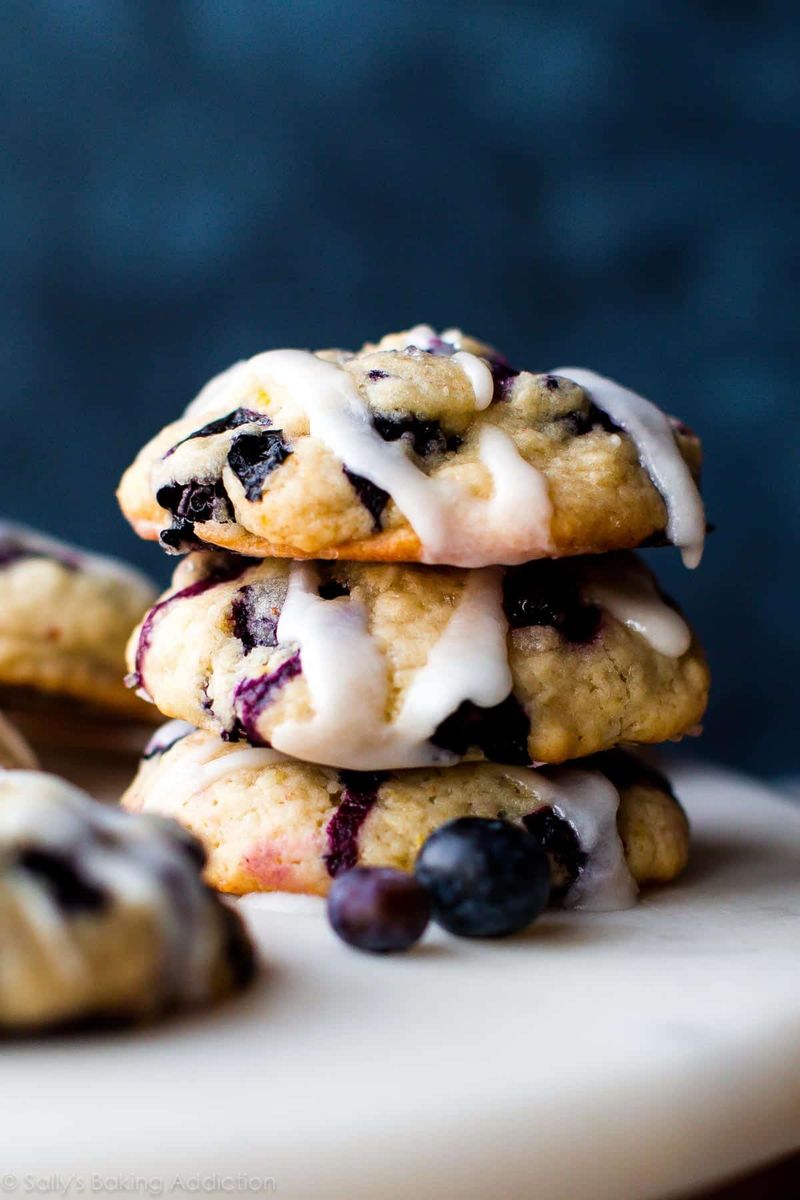 Blueberry Muffin Top Cookies