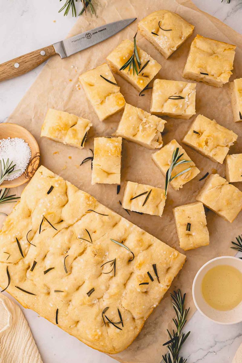 Focaccia With Crispy Edges