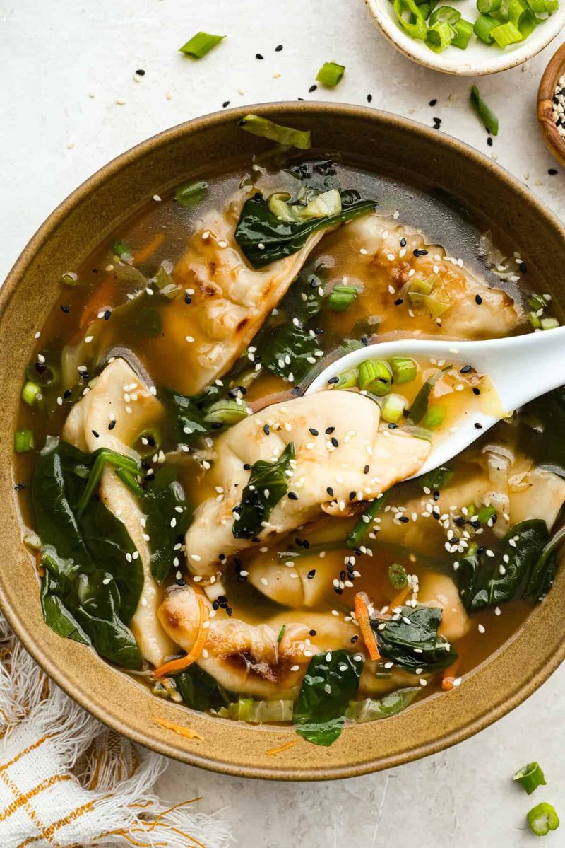 Chinese-Style Dumpling Soup With Frozen Dumplings