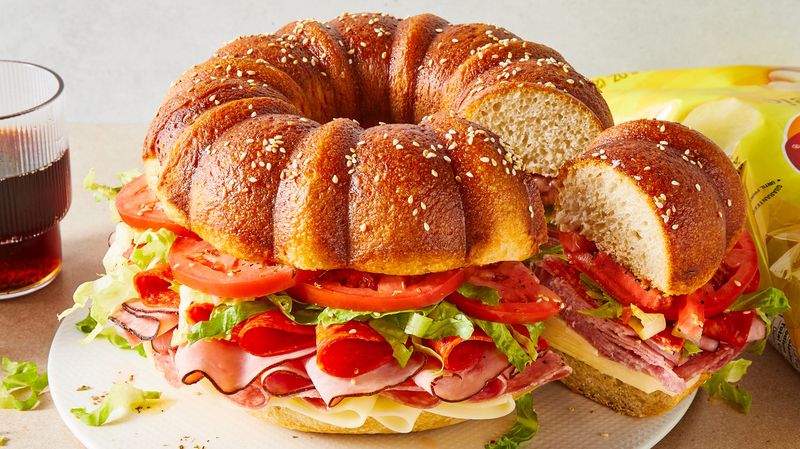 Sub sandwich platter