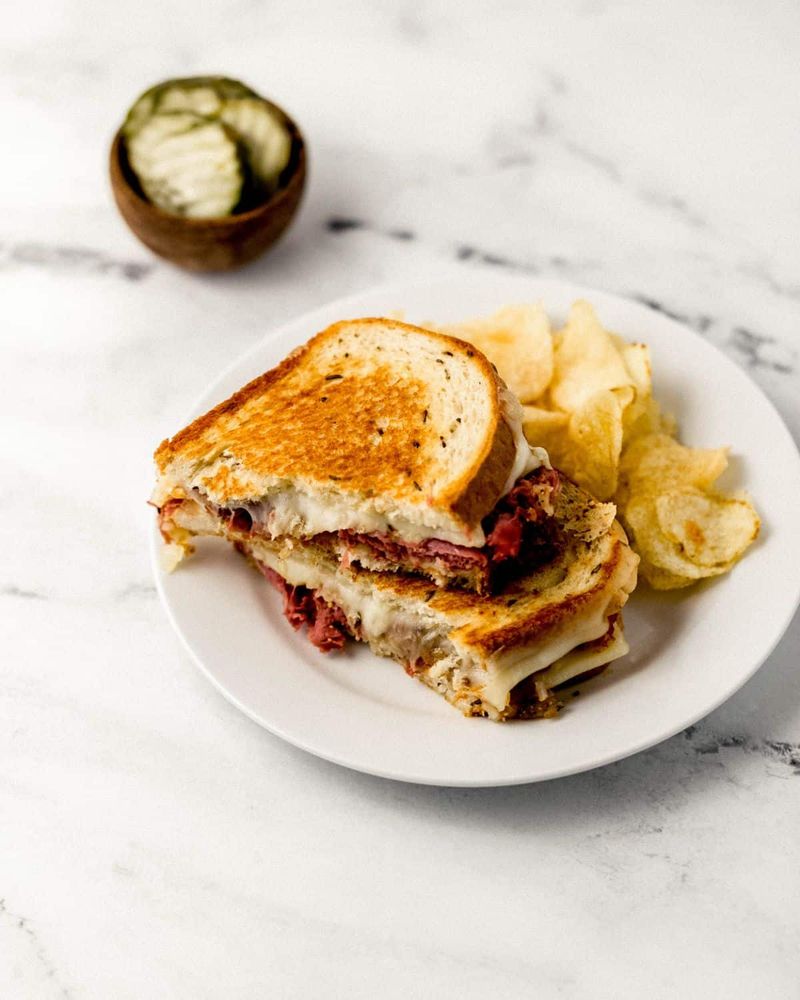 Corned Beef Grilled Cheese Melt
