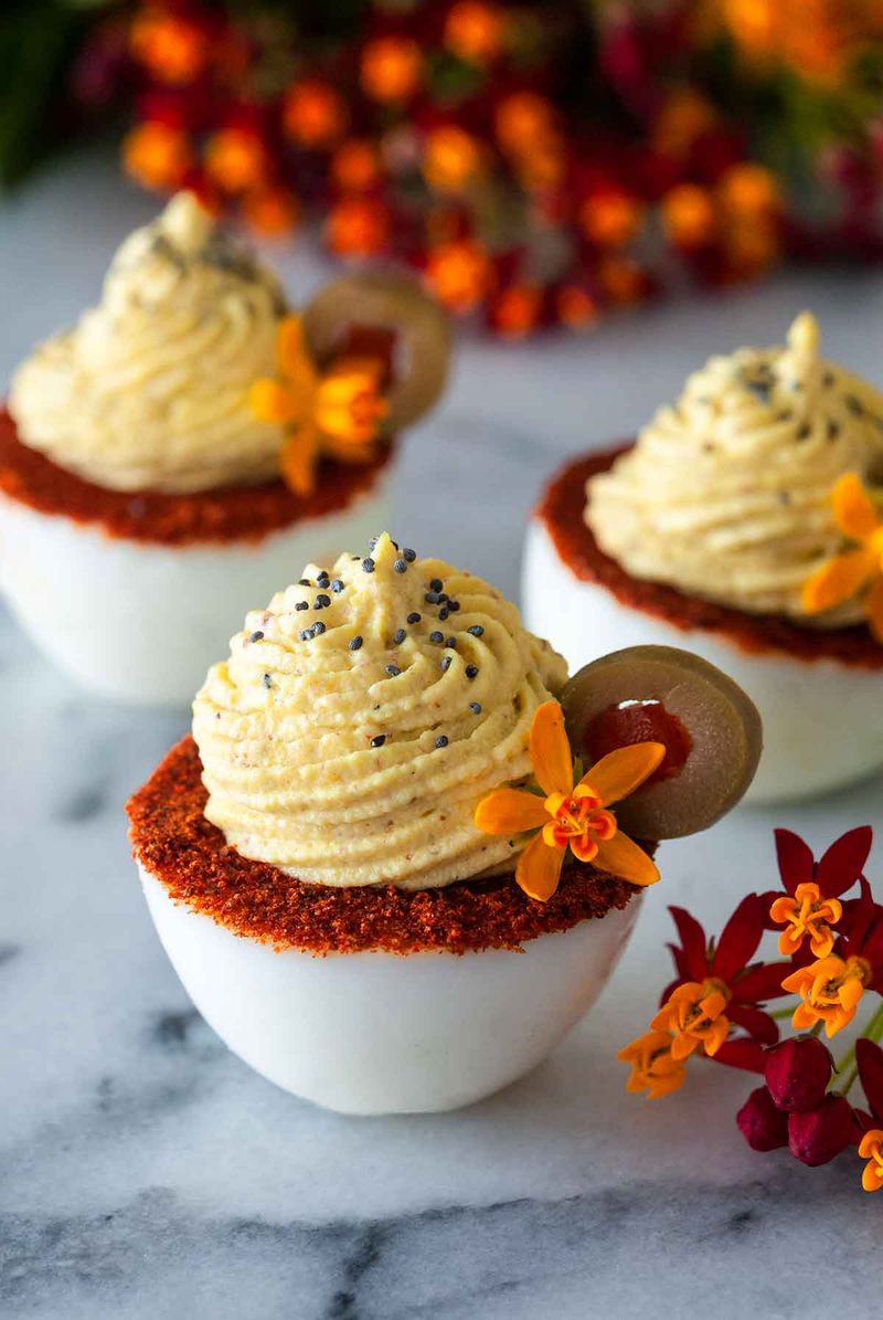 Deviled Egg Tea Cake