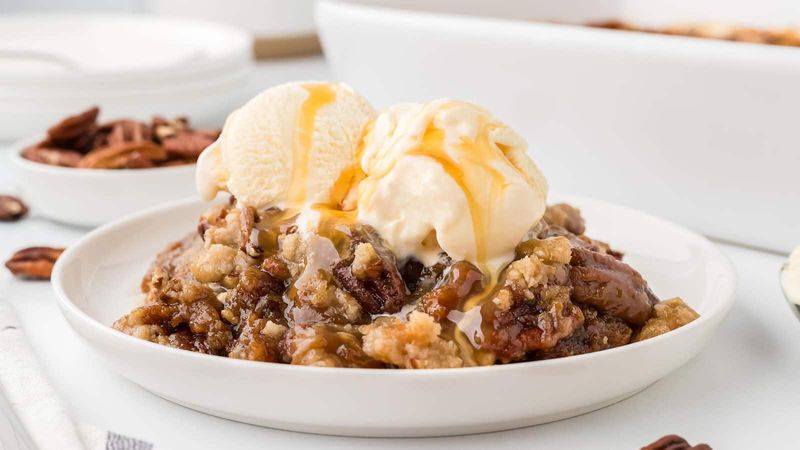 Maple Pecan Dump Cake