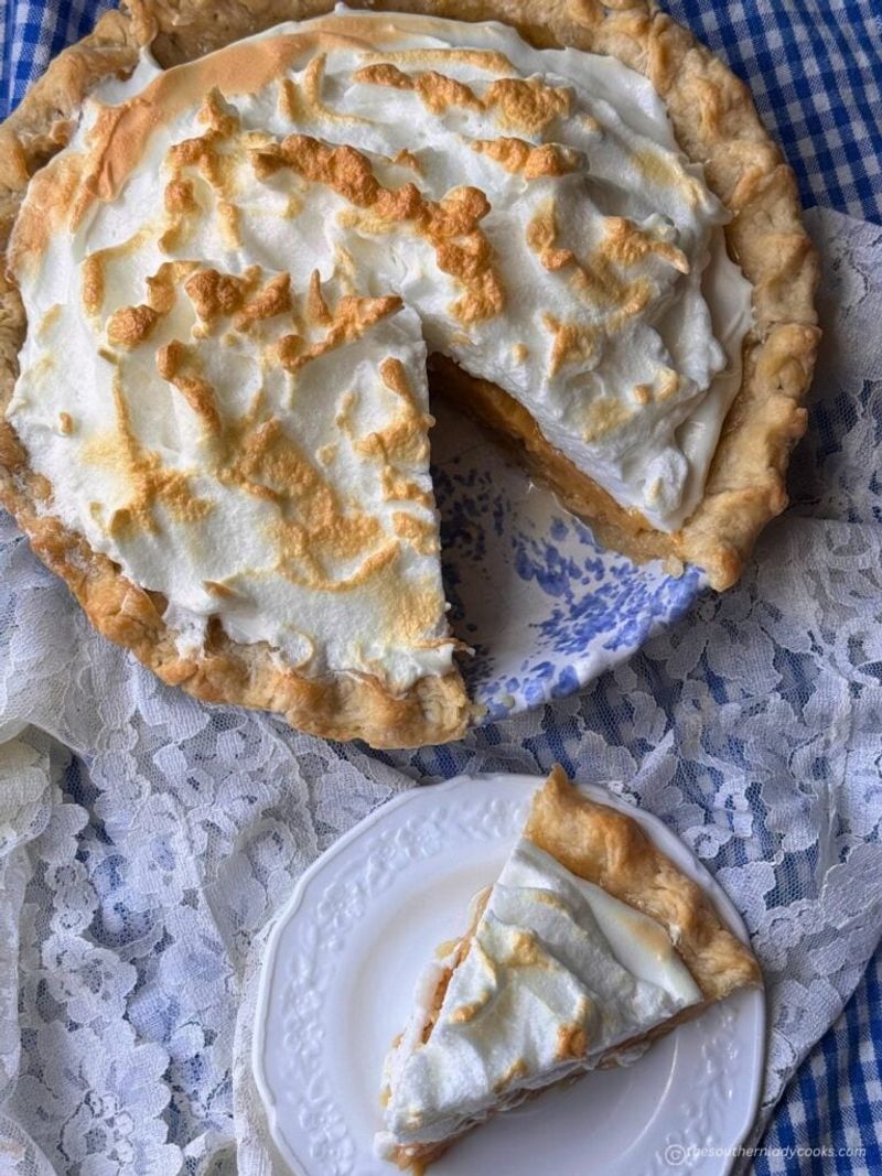 Butterscotch Pie With Cloud Topping