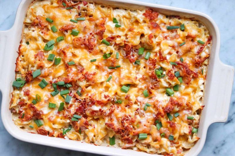 Chicken Bacon Ranch Casserole