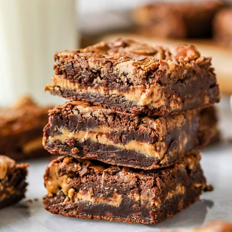 Peanut Butter Brownies