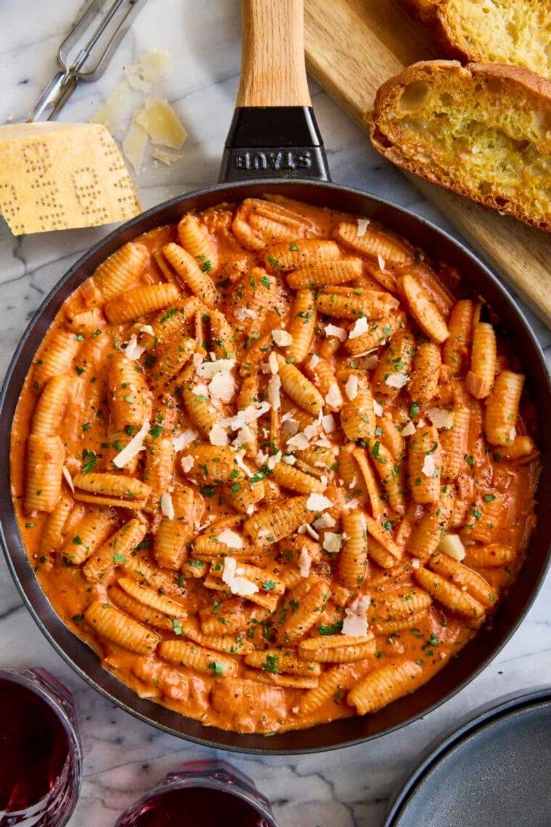 Pasta with Tomato Cream Sauce