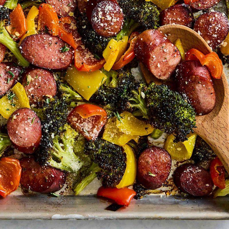 Sheet Pan Sausage and Veggies