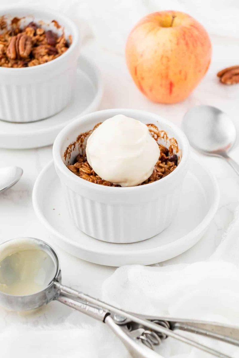 One Dessert: Air Fryer Apple “Crumble”