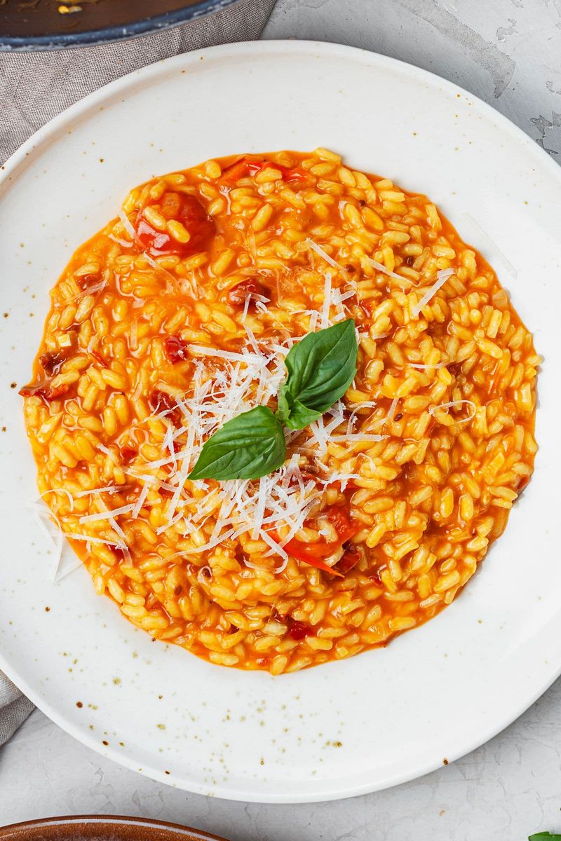 Tomato Basil Risotto