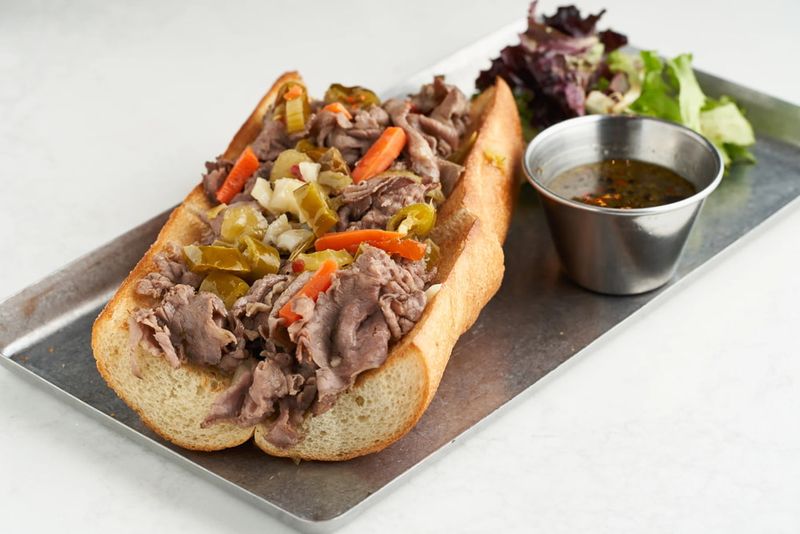 Chicago Italian Beef Sandwich