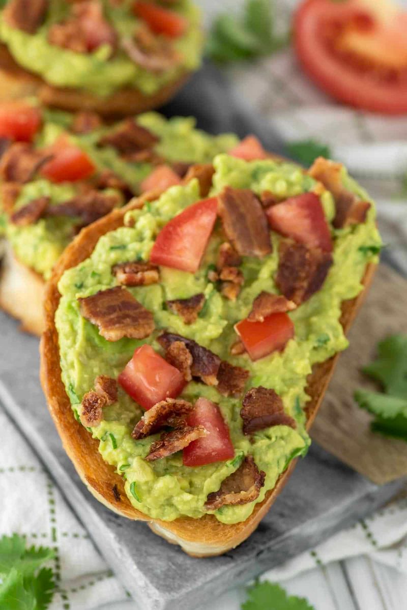 Avocado Toast With Bacon