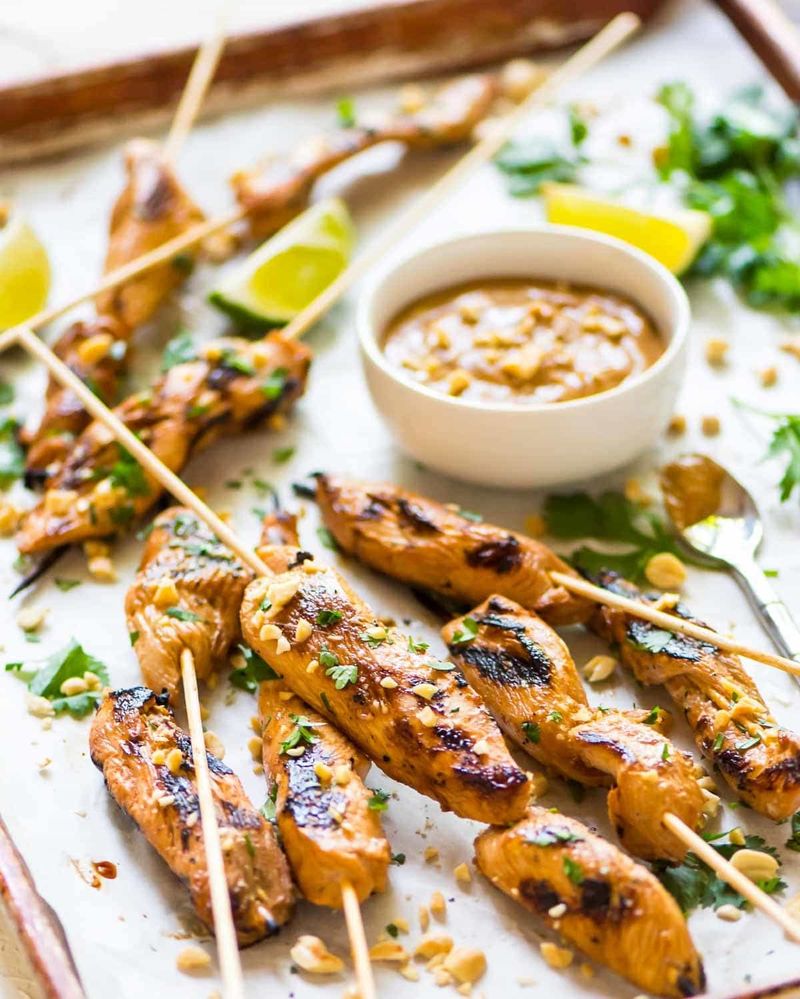 Chicken Satay Skewers