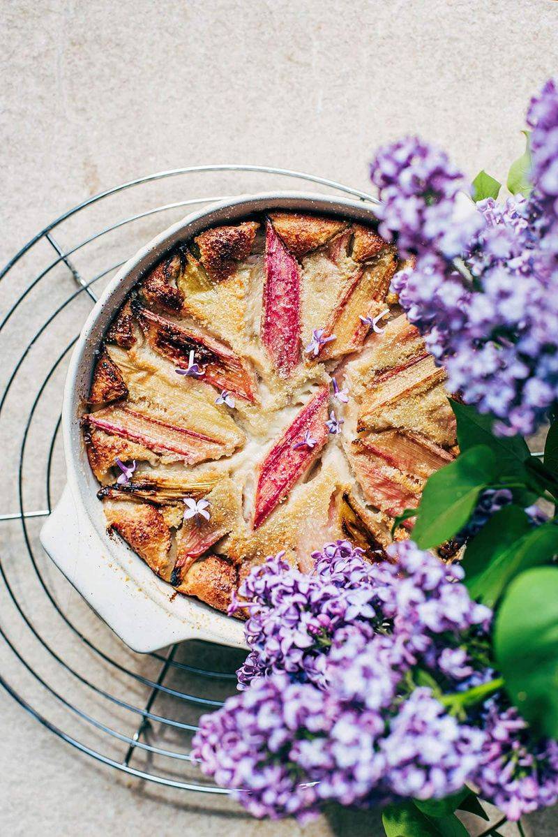 Rhubarb Clafoutis